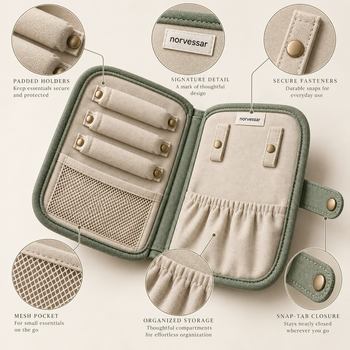 Norvessar™ TuckLeaf Jewelry Book