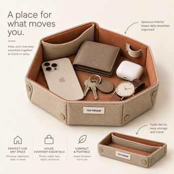 Norvessar™ FoldHaven Travel Tray