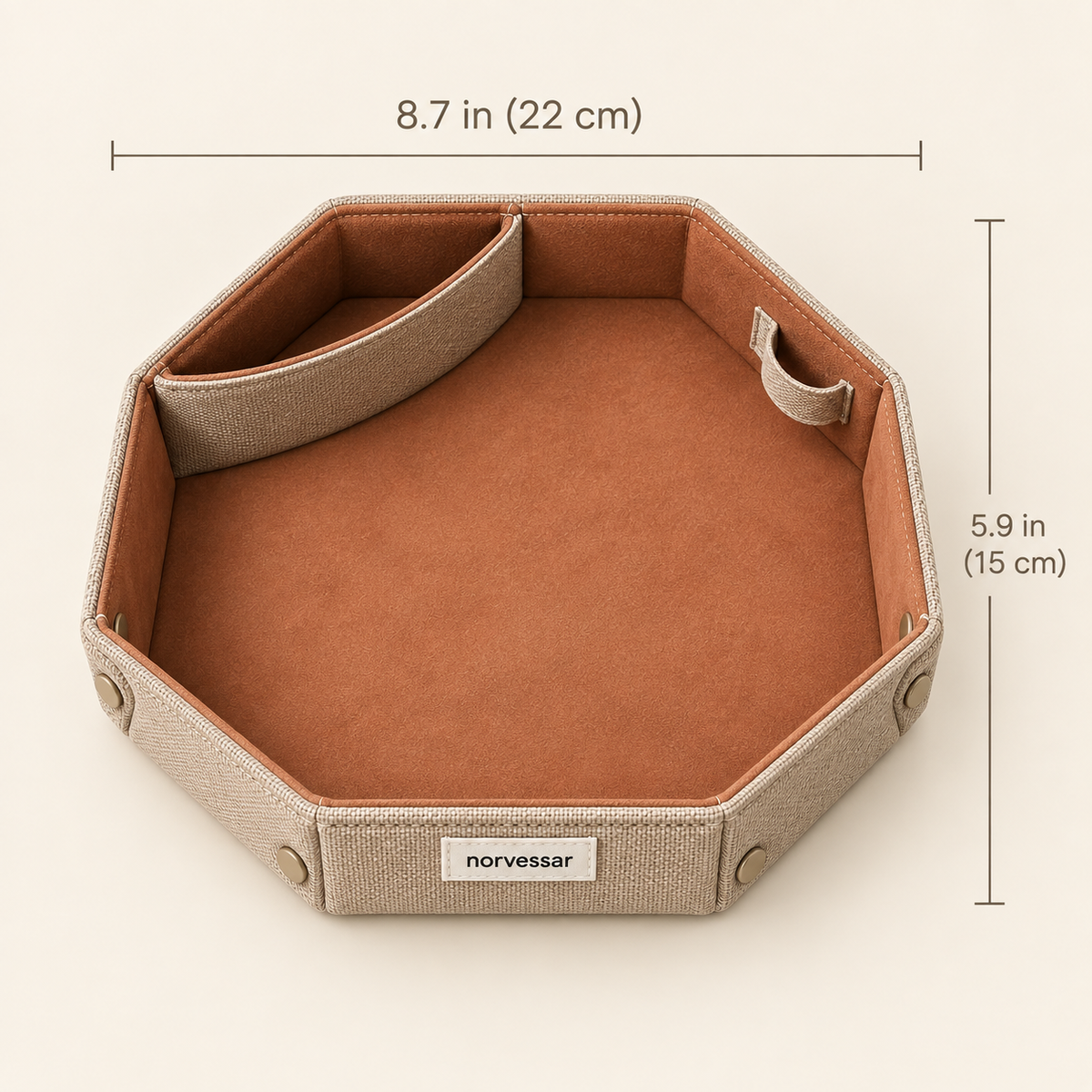 Norvessar™ FoldHaven Travel Tray