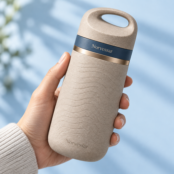 Norvessar™ AeroPebble Sip Flask