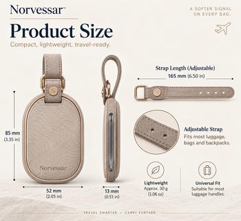 Norvessar™ HaloTag Luggage Marker