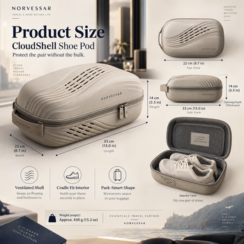 Norvessar™ CloudShell Shoe Pod