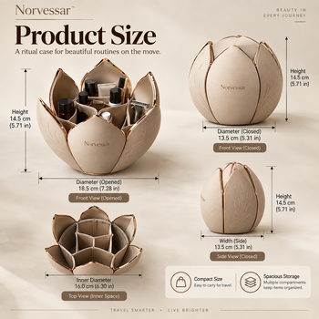 Norvessar™ PetalNest Toiletry Pod