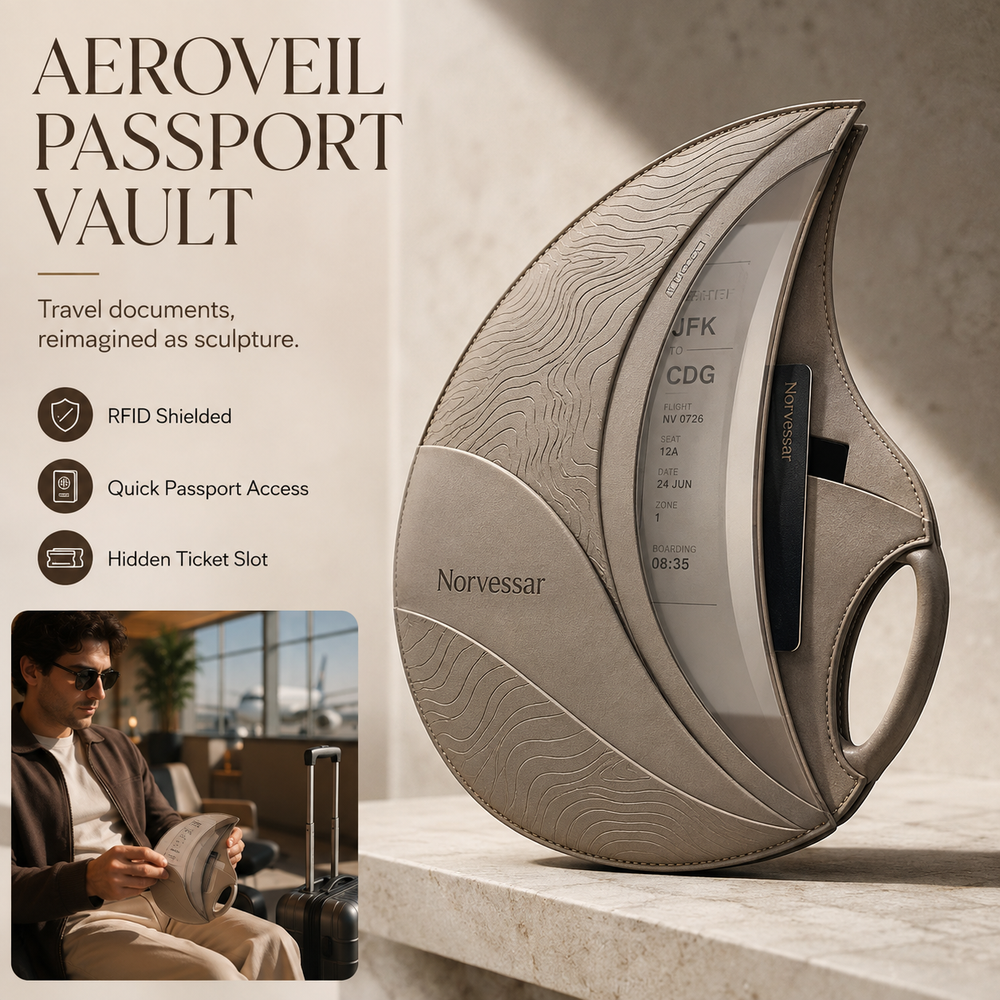 Norvessar™ AeroVeil Passport Vault