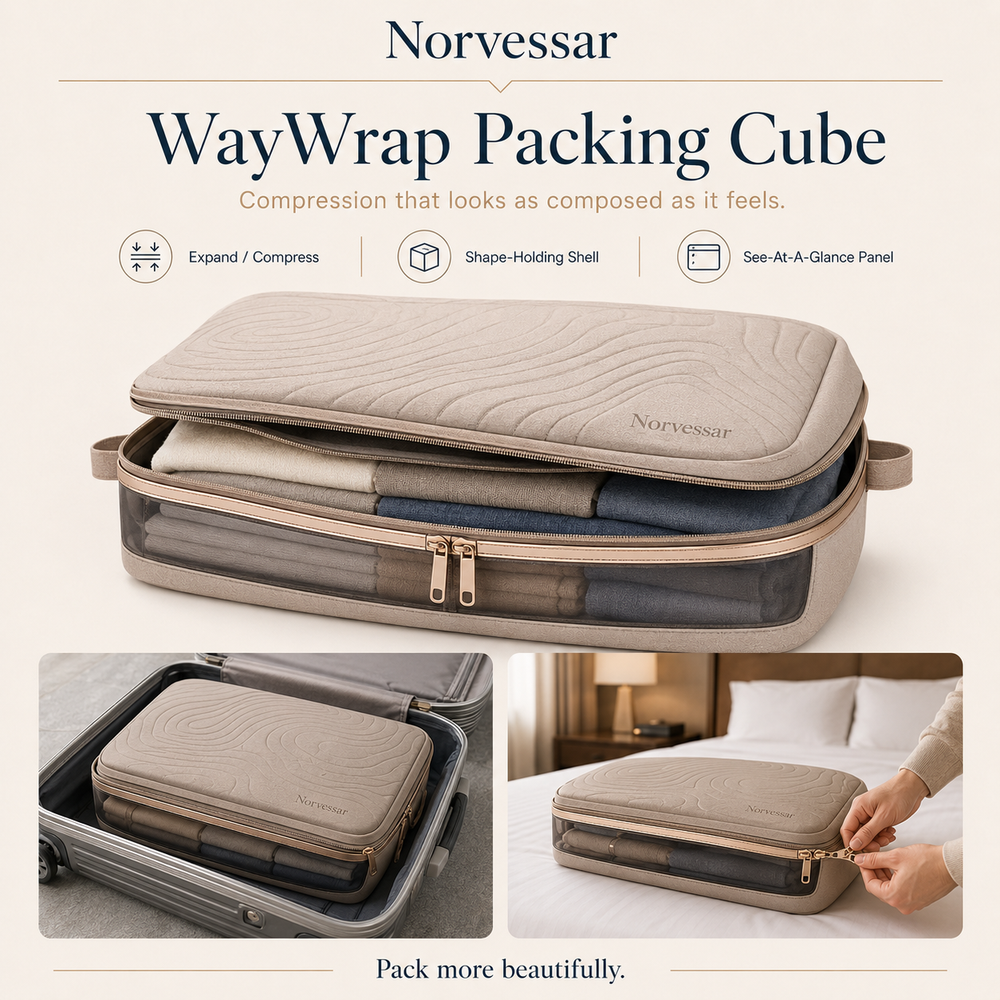 Norvessar™ WayWrap Layered Packing Cube